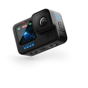 GoPro HERO12 Waterproof Action Camera with Front   Rear LCD Screens  5.3K60 Ultra HD Video  HyperSmooth 6.0   AutoBoost  Live Streaming with Enduro Battery  1 Yr International   1 Yr India Warranty