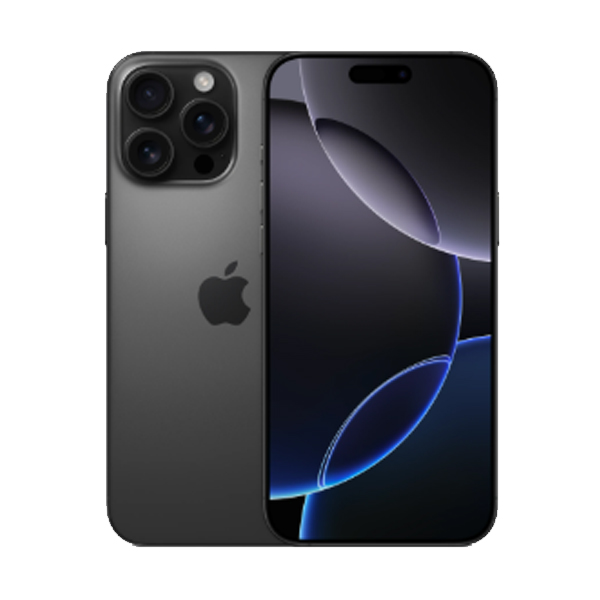iPhone 16 Pro Max 256 GB  5G Mobile Phone with Camera Control  4K 120 fps Dolby Vision and a Huge Leap in Battery Life. Works with AirPods  Black Titanium