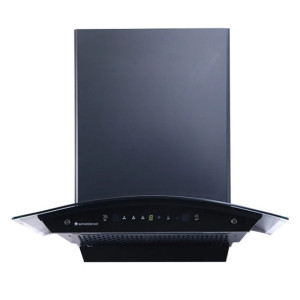 Ultima C Line  60cm   1400 m3 hr   Auto Clean  Curved Glass Chimney   Baffle Filter   1400M3 hr  Powerful Suction   Touch Control  3 Speed Motion Sensor Technology  Low Noise   7 Year Warranty Black