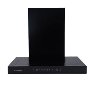Ultima D Lite  60cm  1400 m3 hr  Auto Clean Curved Glass Chimney   Baffle Filter   Powerful Suction   Touch Control  3 Speed Motion Sensor Control   Low Noise   7 Year Warranty   Black