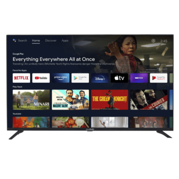 LLOYD 109 cm  43 Inches  4K Ultra HD Smart LED TV 43US850E  Black   2022 Model