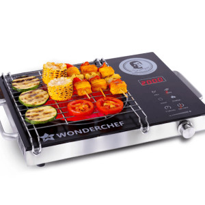 Easy Cook Infrared Cooktop   2200 Watt Induction Cooktop   LED Digital Panel   Smart Touch Buttons   2 Year Warranty