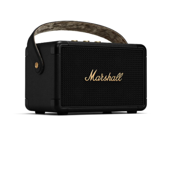 Marshall Kilburn II 36W Portable Bluetooth Speaker   Black   Brass
