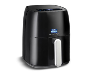 KENT Digi Plus Air Fryer   4L Capacity   1300W   Fry  Grill  Roast   Bake   Digital Display   Touch Control Panel   Rapid Heating   80  Less Oil Usage   High Temperature   Uniform Heating   Black