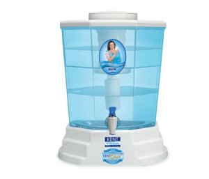 KENT Gold Plus Gravity Water Purifier  111015    UF Technology Based   Non Electric   Chemical Free   Counter Top   20L Storage   White