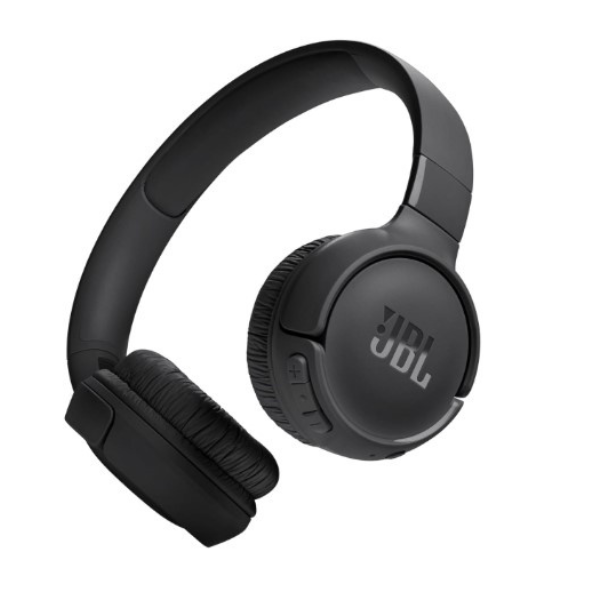 JBL Tune 520BT Wireless Headphones with Mic  Upto 57H Battery  Speed Charge   5 min Charge Gives up to 3H of Playback  Multipoint Connect  Customizable Bass with Headphones App  BT 5.3  Black