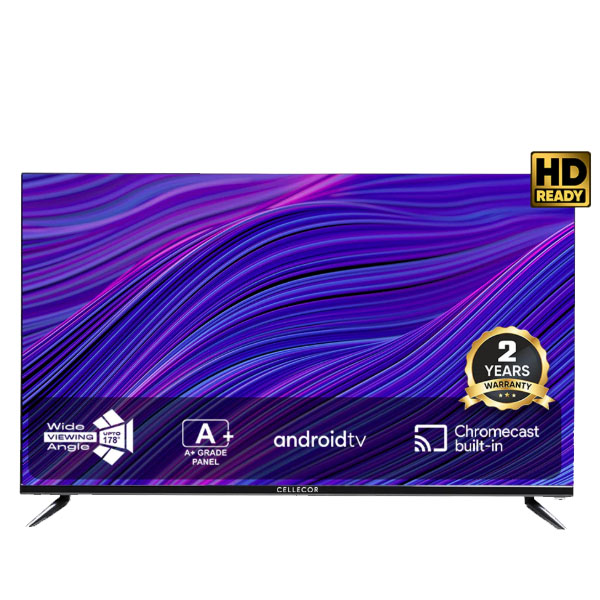 Cellecor E   32Z 32  HD LED Smart Android TV with 24   W Dual Speakers