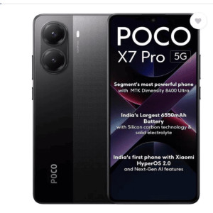POCO X7 Pro 5G  Obsidian Black  12GB  256GB