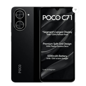 Realme C71  Power Black  6GB  128GB