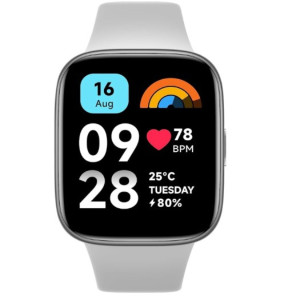 Xiaomi Redmi Smart Watch 3 Active Gray  1.83 Inch Big Lcd Display  5Atm Water Resistant  12 Days Battery Life  Gps  100  Workout Mode  Heart Rate Monitor  Full Scale Fitness Tracking.