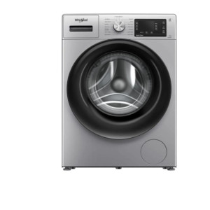 Whirlpool Xpert Care 8kg 5 Star Inverter Fully Automatic Front Load Washing Machine with Ozone Air Refresh Technology   Heater  Majestic Silver  33015 XO8014BYS5